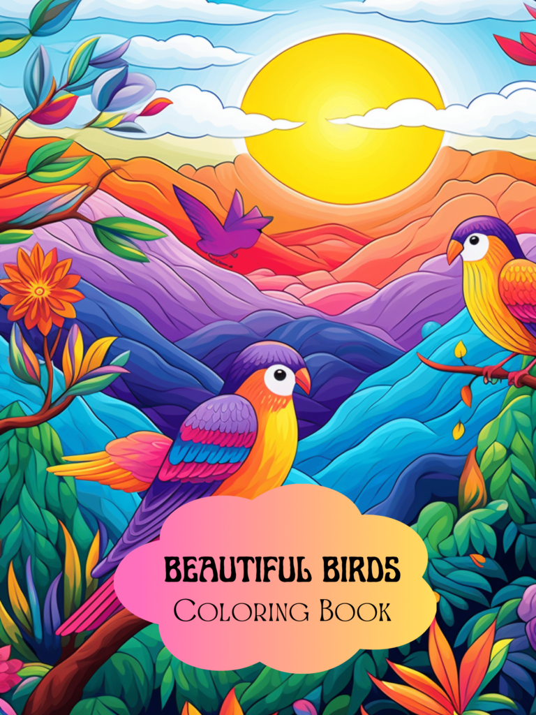 Beautiful Birds Coloring Book