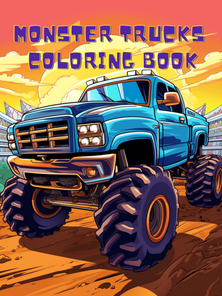 Monster Trucks Coloring Book