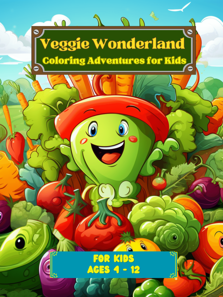 Veggie Wonderland Coloring Book